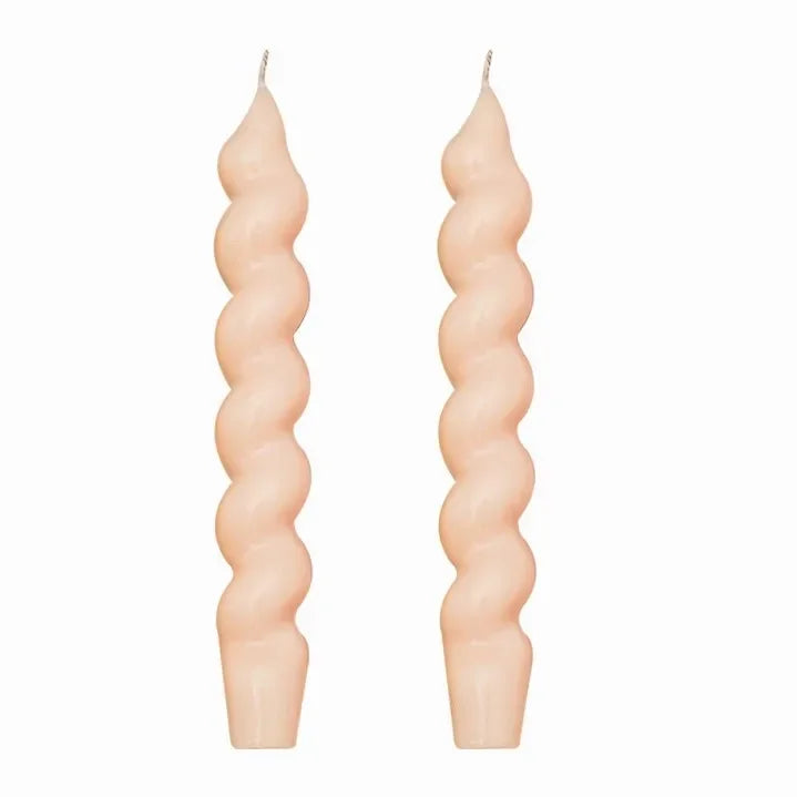 2 x Spiral Candles Scented Candles
