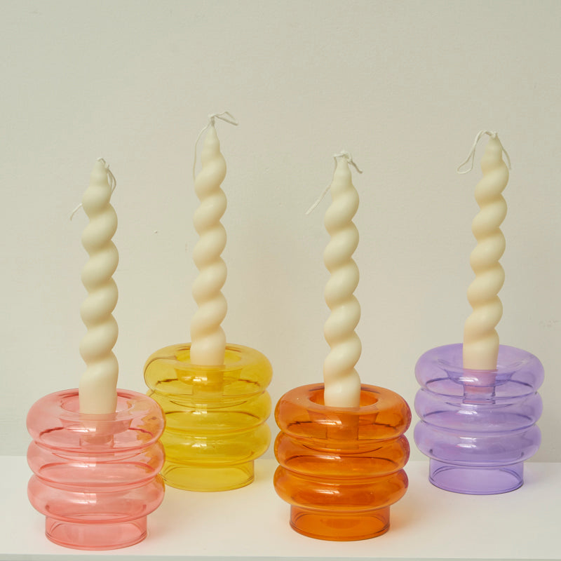2 x Spiral Candles Scented Candles
