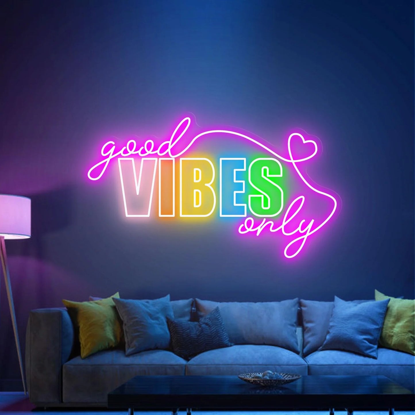 Good Vibes Only Neon Sign
