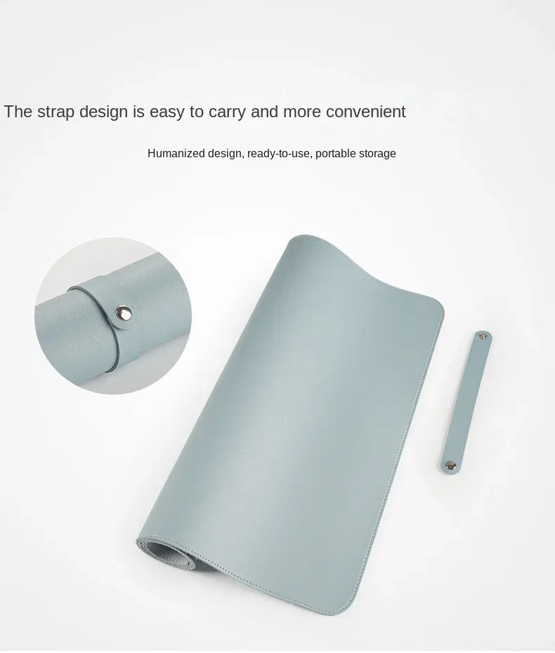 Large Desk Protector Mat Leather
