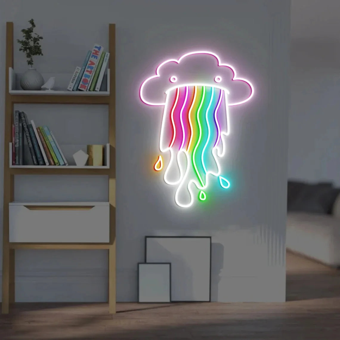 Rainbow Cloud Neon Sign