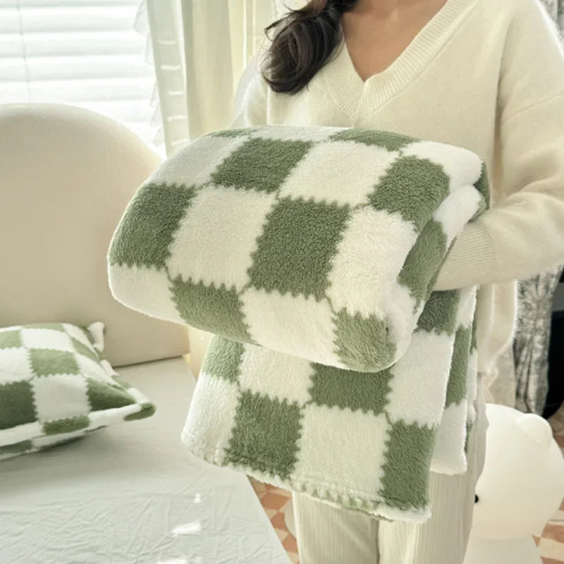Checkerboard Fannel Blanket