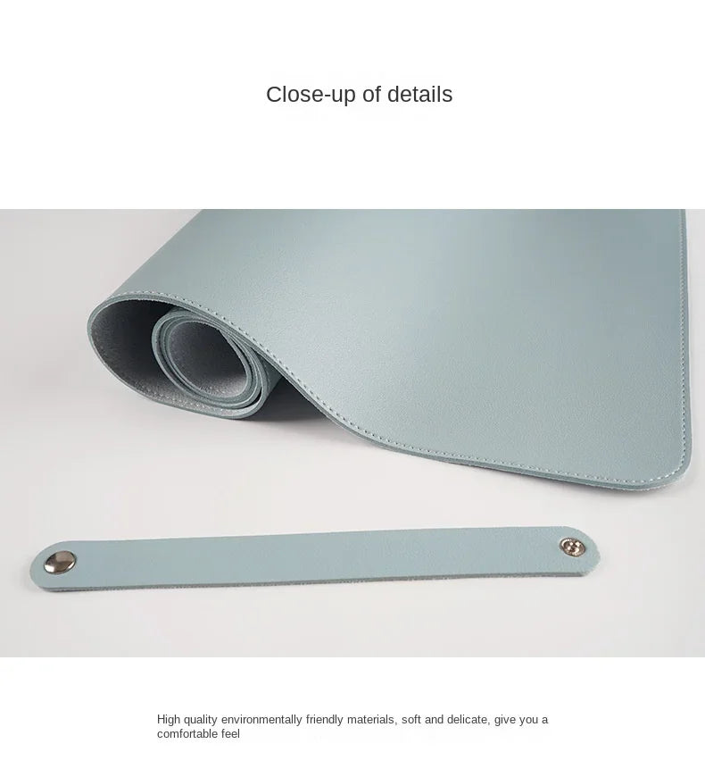 Large Desk Protector Mat Leather