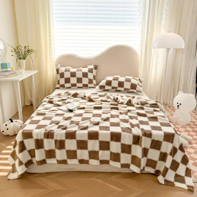 Checkerboard Fannel Blanket