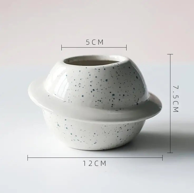 Planet Ceramic Succulent Pot