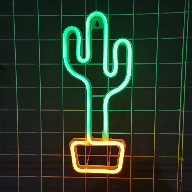 Cactus Neon Sign