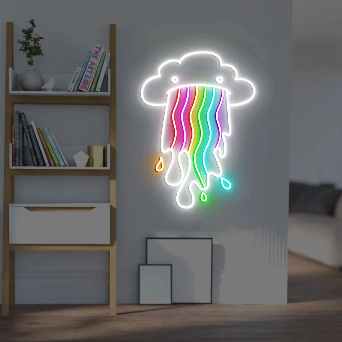 Rainbow Cloud Neon Sign
