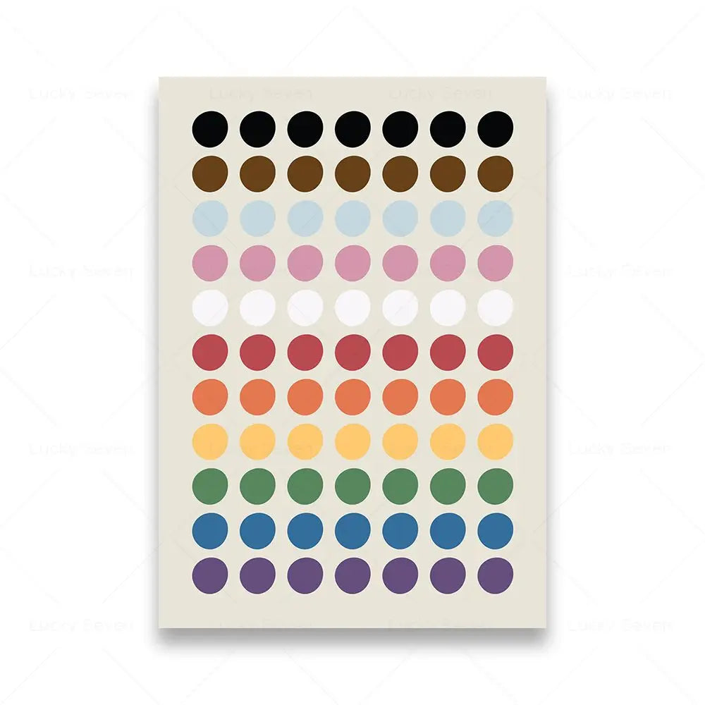 Subtle Pride Office Decor LGBTQ Gift Lesbians Gays Wall Art Canvas Painting Posters Prints Abstract Pictures Living Room Decor