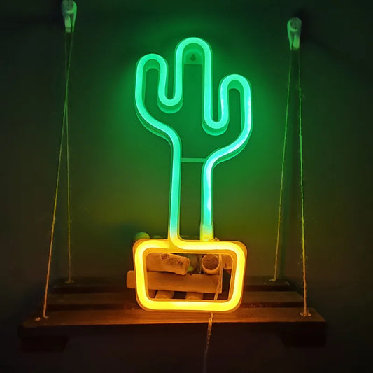 Cactus Neon Sign