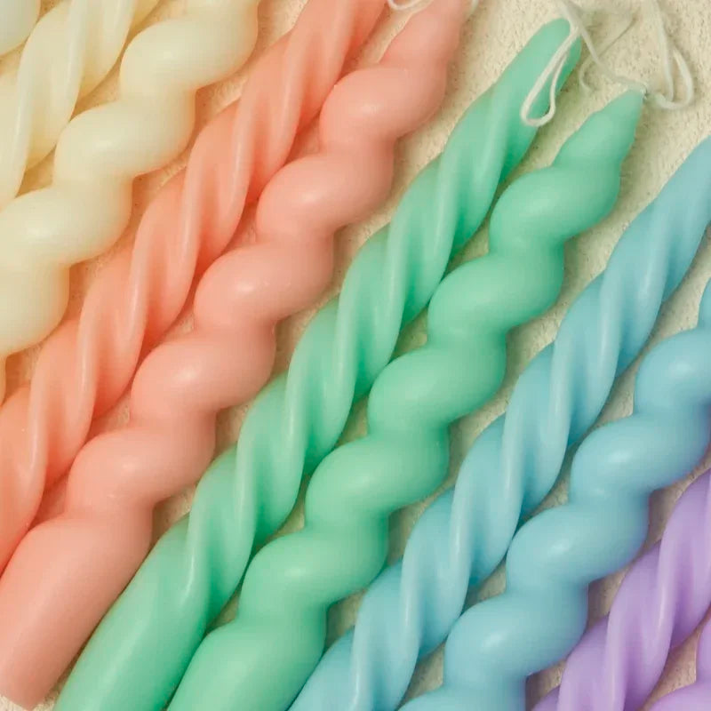 2 x Spiral Candles Scented Candles