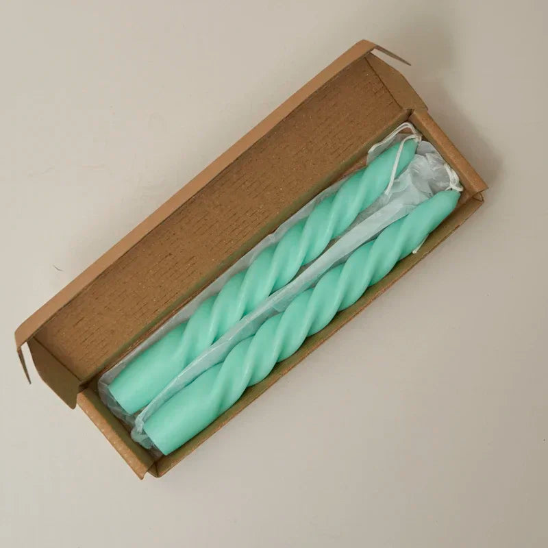 2 x Spiral Candles Scented Candles