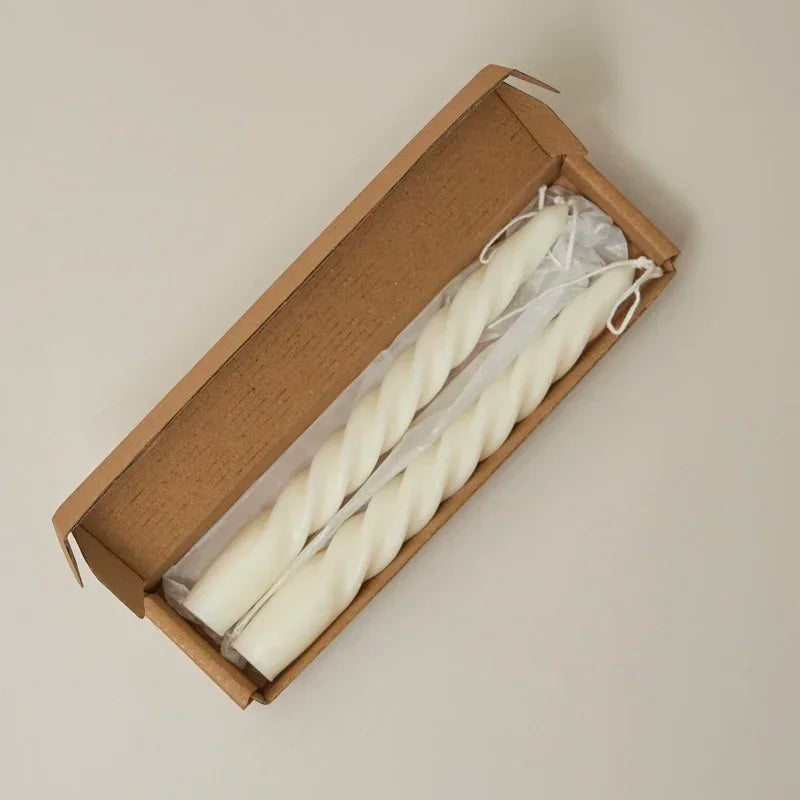 2 x Spiral Candles Scented Candles