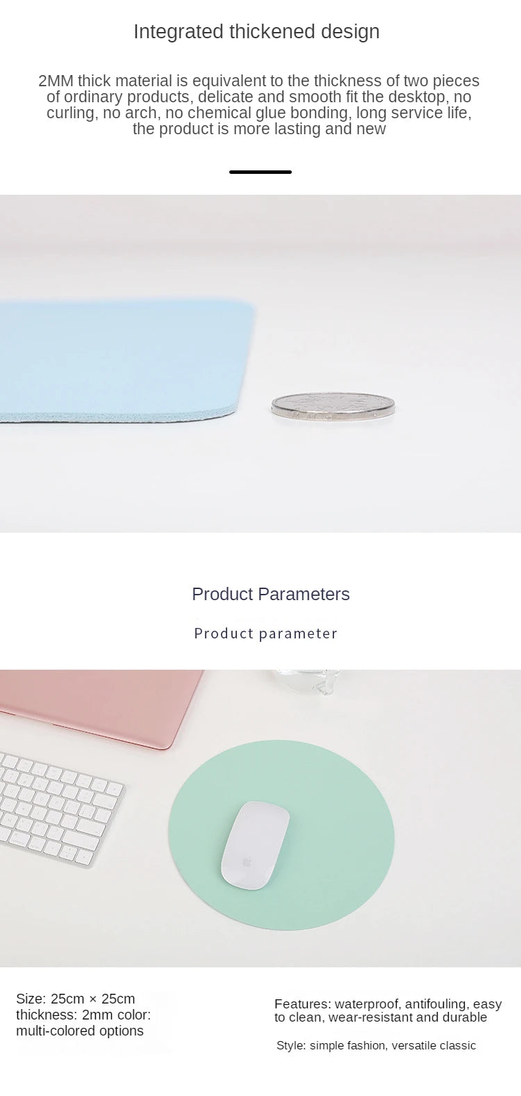 Round Mouse Pad Single