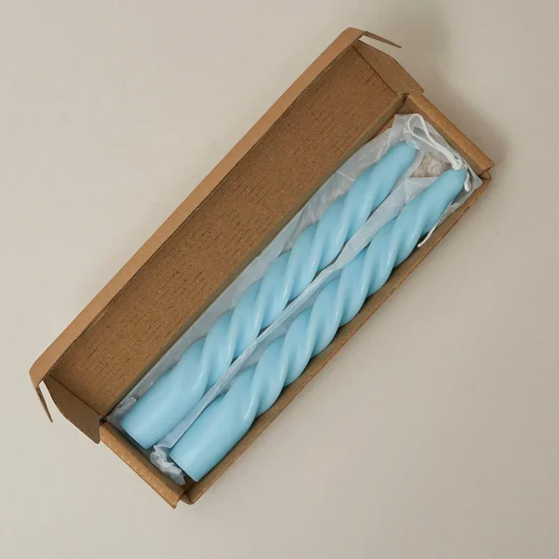 2 x Spiral Candles Scented Candles