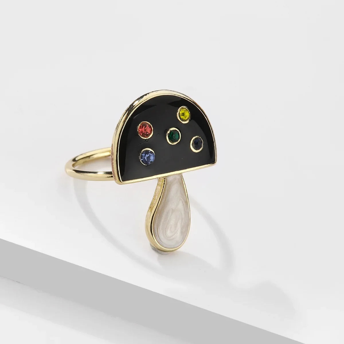 Aesthetic Colorful Eyes Love Heart Rings