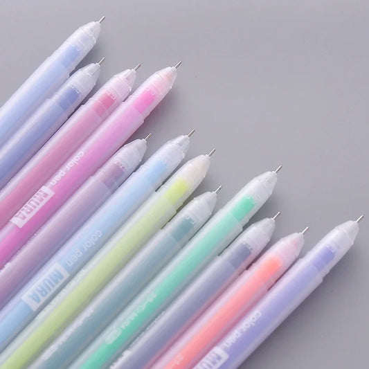 9/12 PCS Set Kawaii Color Gel Pen Set 0.5mm