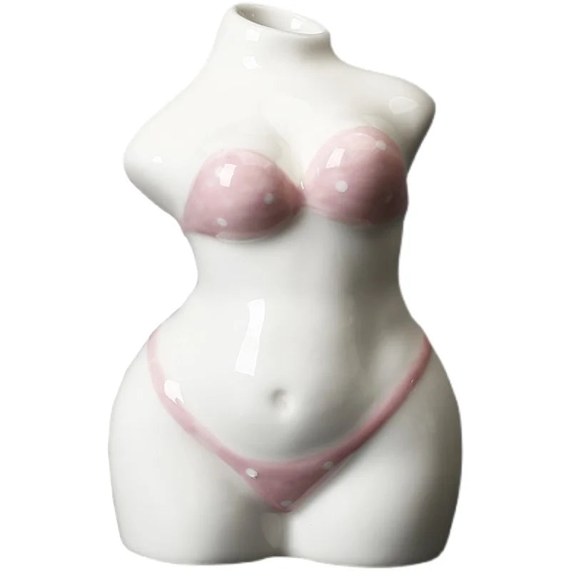 Woman Ceramic Vase