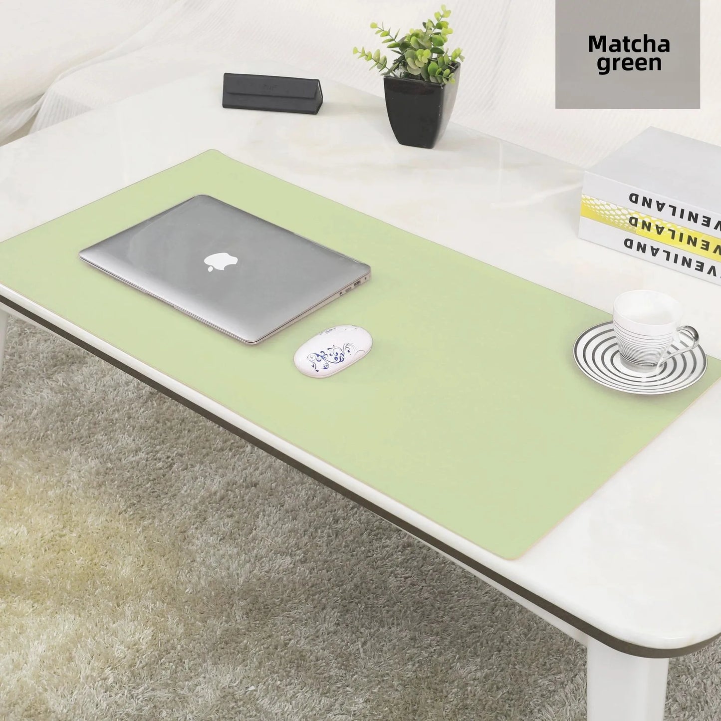 Large Desk Protector Mat Leather