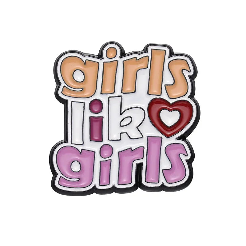 Lesbians Enamel Pins
