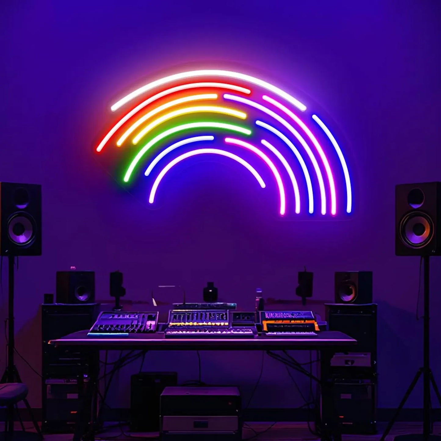 Rainbow Neon Sign