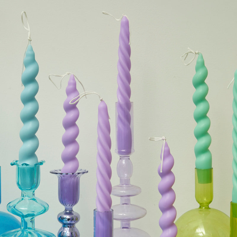 2 x Spiral Candles Scented Candles