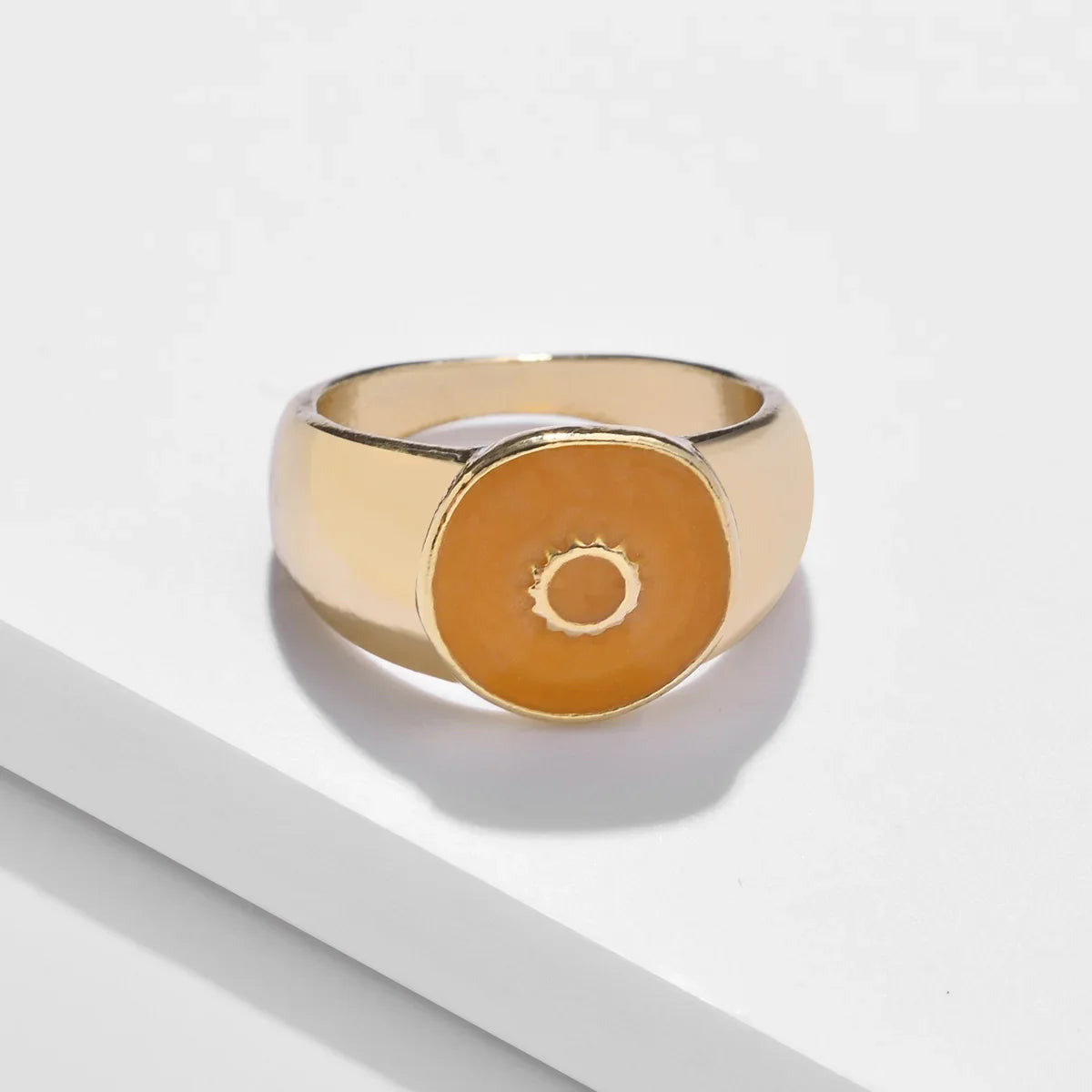 Aesthetic Colorful Eyes Love Heart Rings