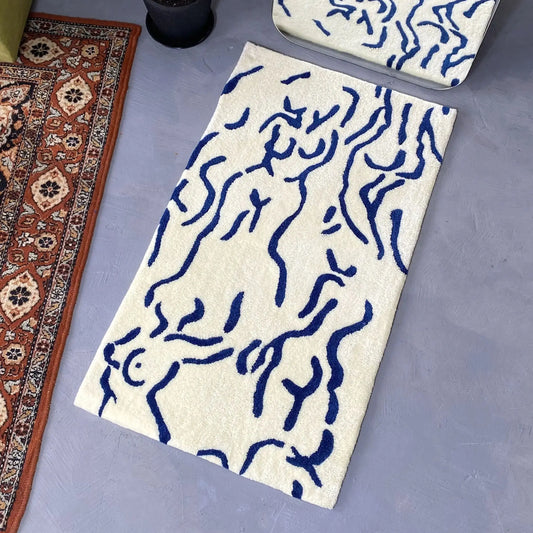 Abstract Naked Women Floor