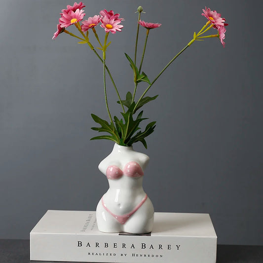 Woman Ceramic Vase