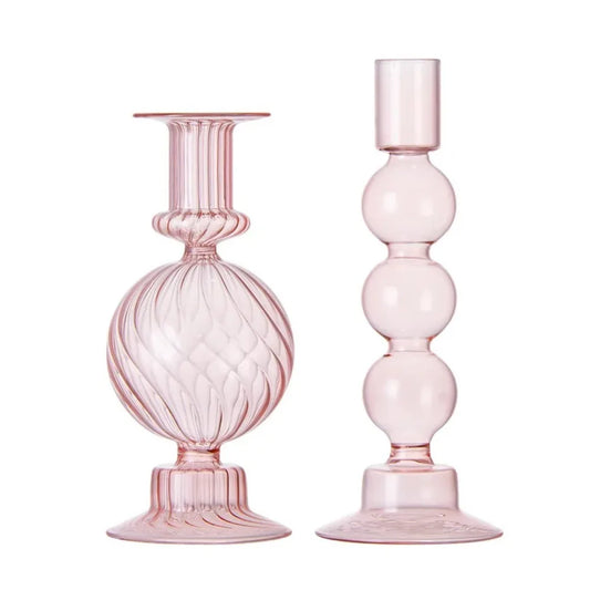 Luxury Nordic Colored Candle Stick Holder