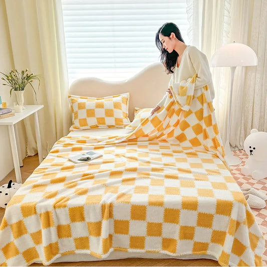 Checkerboard Fannel Blanket