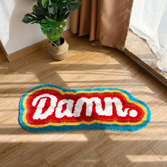 "Damn." Rainbow Rug