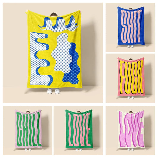 Abstract Minimalist Blanket