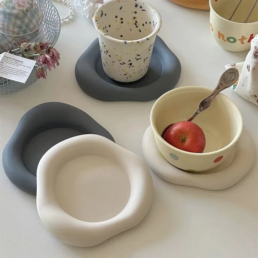 Cloud Shaped Silicone Coasters