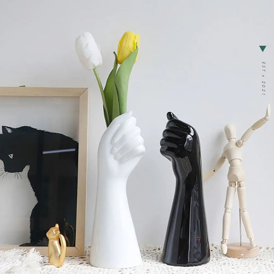 Hand Flower Vase