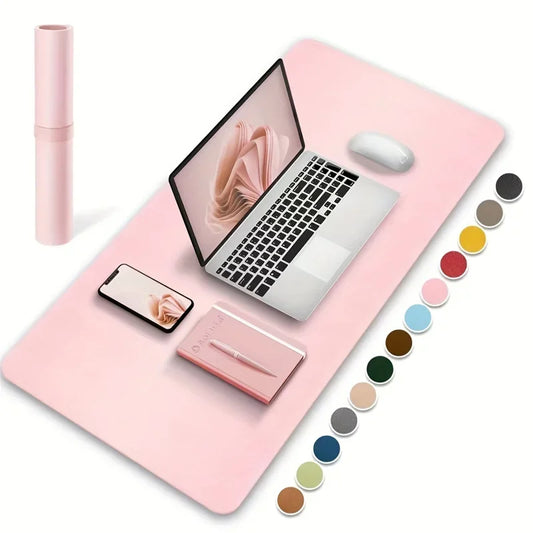 Large Desk Protector Mat Leather