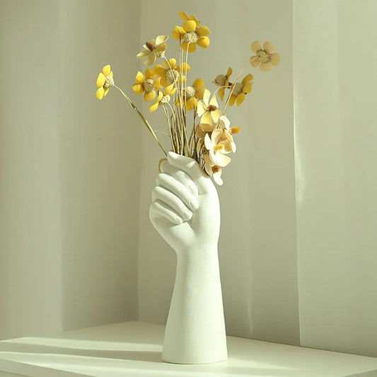 Hand Flower Vase